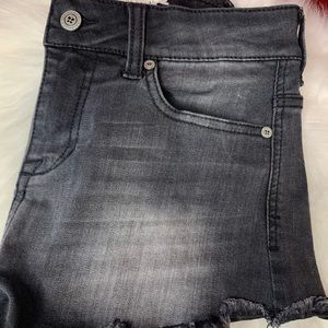 Altar’d State Black Jean Shorts